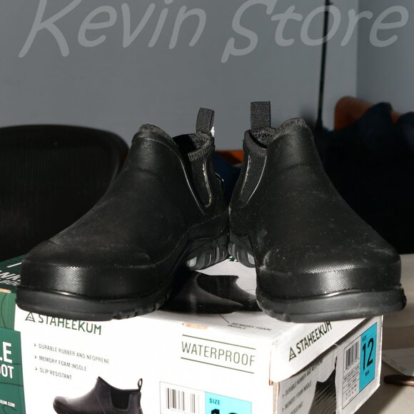 Men's‎ Ankle Rain Boots,Staheekum - Picture 1 of 6